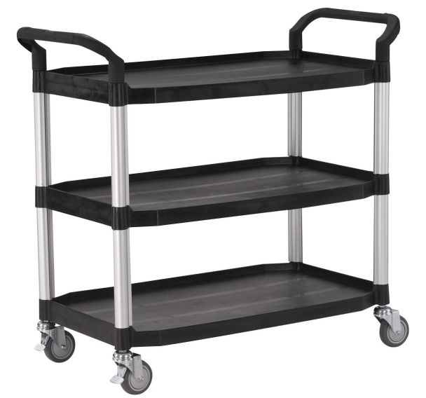 Chariot polypropylène - 3 plateaux - Capacité 250 kg