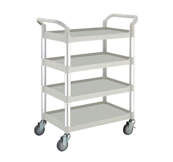 Chariot polypropylène - 4 plateaux