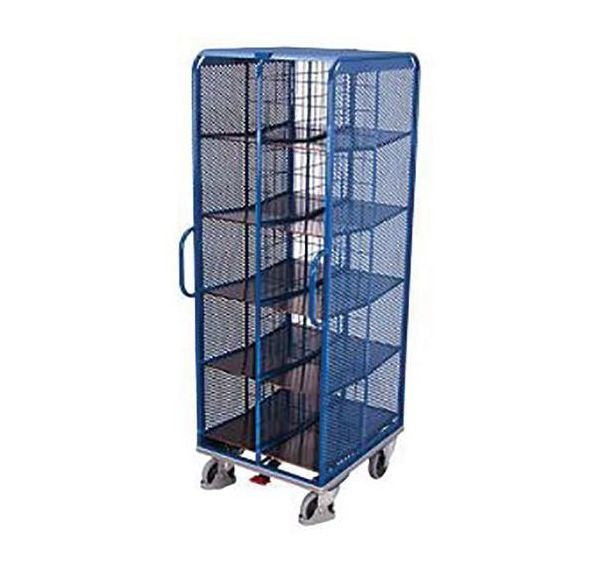 Chariot porte-documents avec 20 casiers