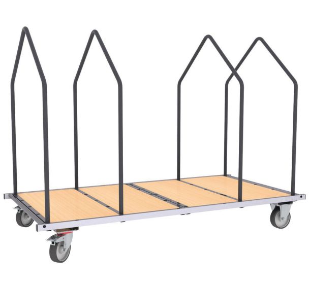 Chariot porte-matelas ou logistique 4 ridelles 400 kg - Fimm