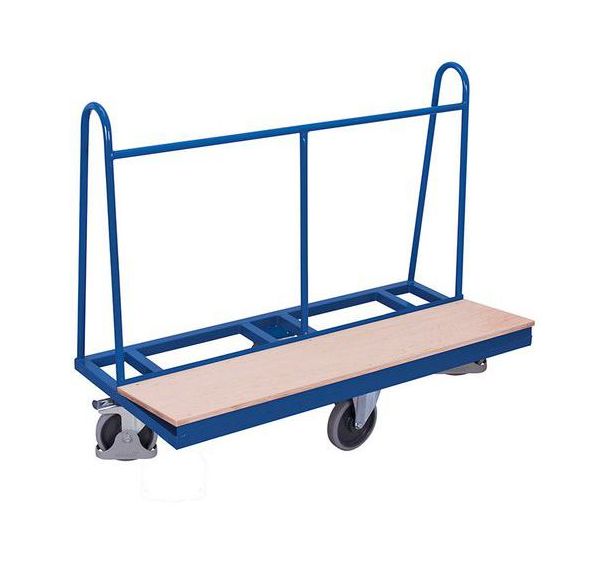 Chariot porte-panneaux avec roues en losagne