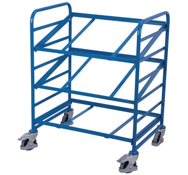 Chariot pour bacs norme Europe - 825 x 610 mm - Capacité 200 Kg