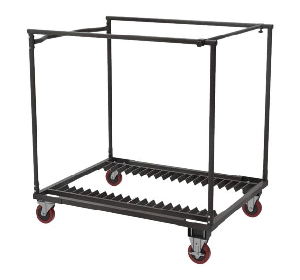 Chariot pour mange debout Cocktail - table Praxis 80 - gris clair
