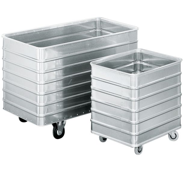 Chariot sans couverture avec parois aluminium