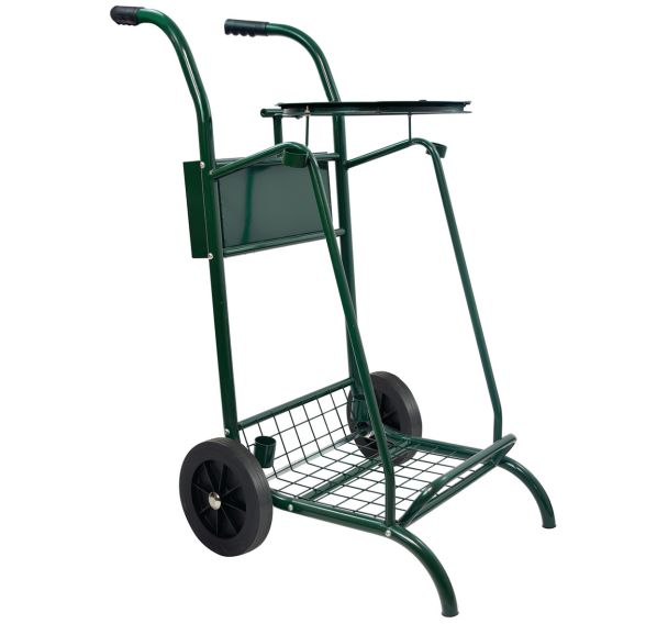 Chariot voirie Mobisac 110l roues caoutchouc - vert mousse 6005
