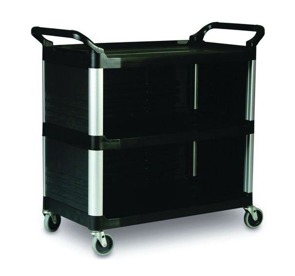 Chariot x-Tra fermé sur 3 côtés Rubbermaid