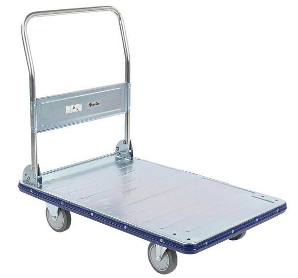 Chariot zingué dossier rabattable - Force 350 kg