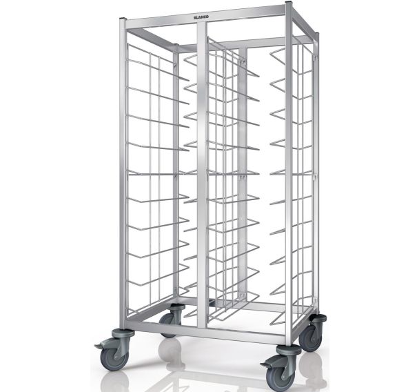 Chariots de débarrassage de plateaux TAW 2x10 cantine