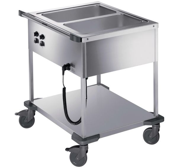 Chariots de distribution de repas 2 cuves simples SAW L-2