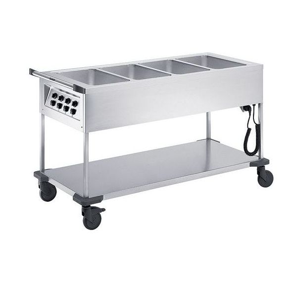 Chariots de distribution de repas 4 cuves simples SAW 4