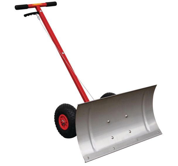 Chasse neige orientable manuel sur roue avec guidon - Cemo