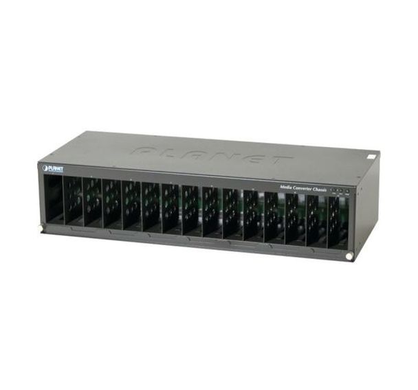 Chassis 19'' 15 slot media convert.