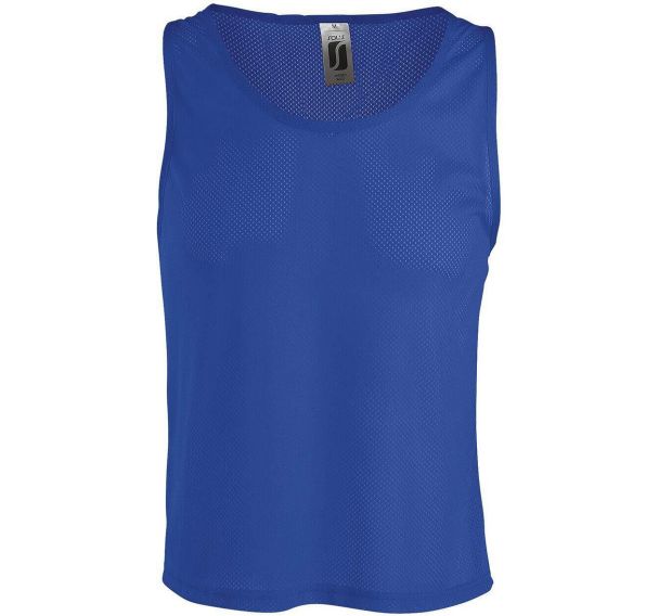 Chasuble personnalisable polyester bleu royal