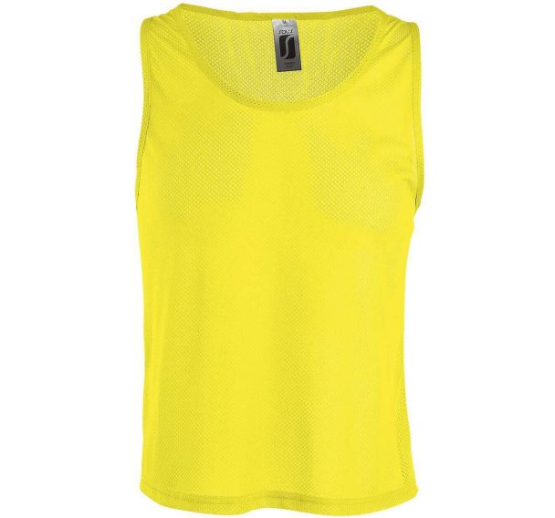 Chasuble personnalisable polyester jaune citron