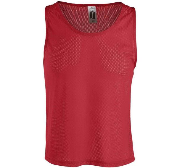 Chasuble personnalisable polyester rouge