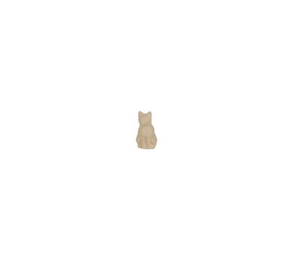 Chat assis 15cm (Lot de 4)