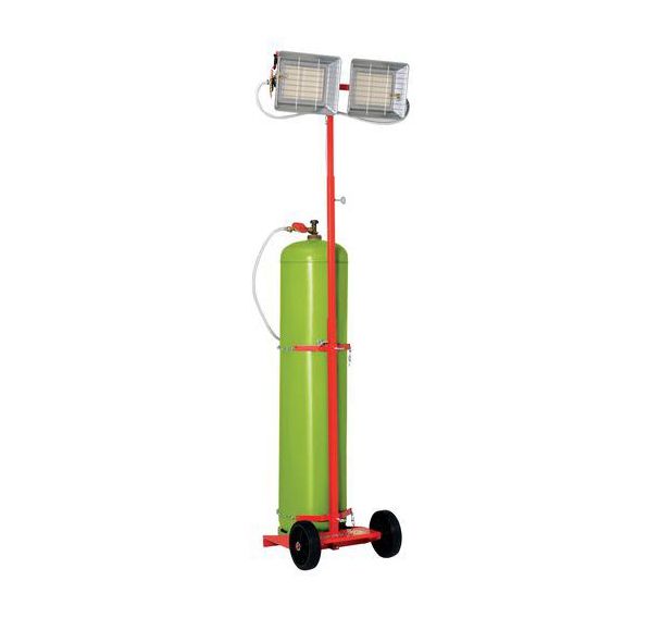 Chauffage radiant - Au gaz propane - Mobile