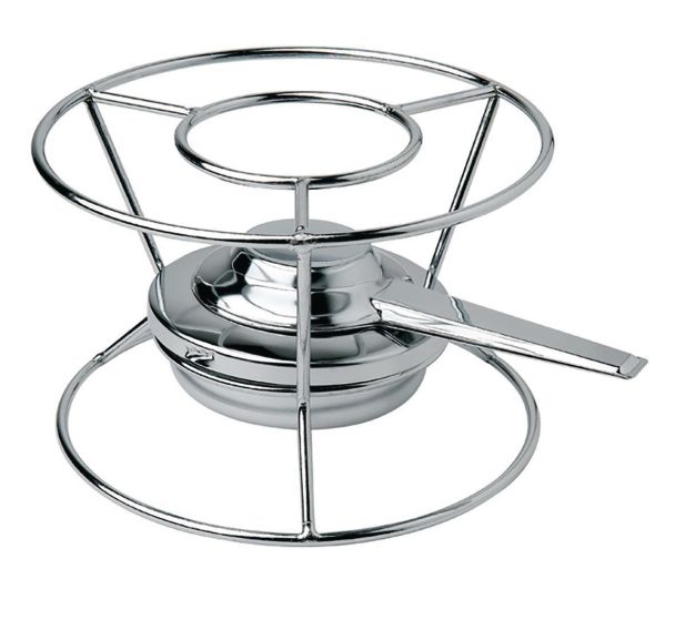 Chauffe-plat en inox 16x9,5 cm