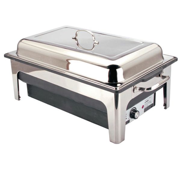 Chauffe plat électrique en inox 8,5 L