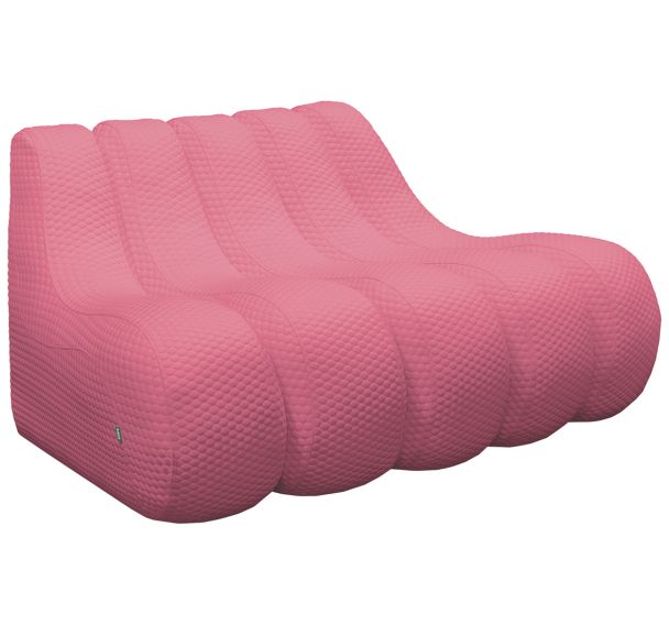 Chauffeuse 2 places Emeki tissu polyester recyclé M1