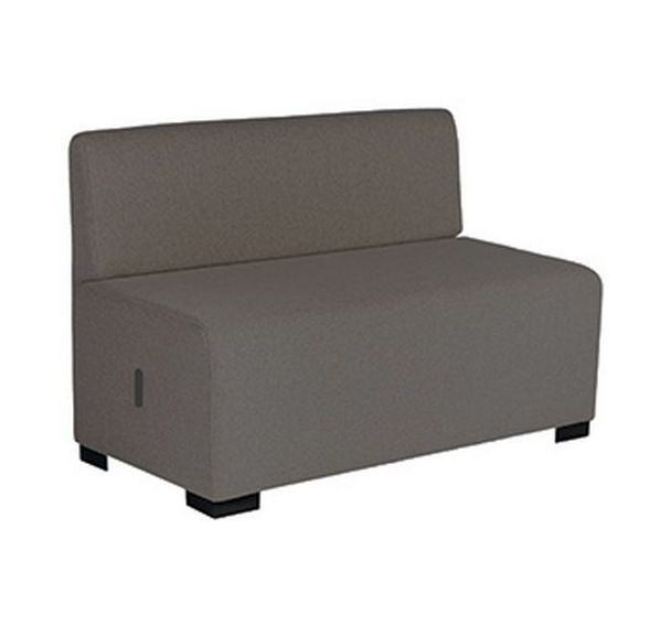 Chauffeuse 2 places Hizia tissu polyester - Alba