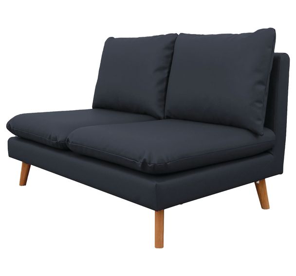 Chauffeuse 2 places Riga PVC classé non feu EN 1021-1/2