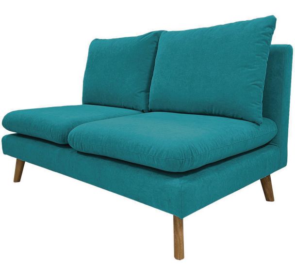 Chauffeuse 2 places Riga tissu non classé feu