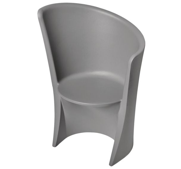 Chauffeuse Livy enfant polyéthylène gris clair