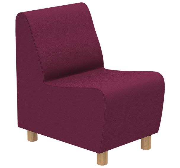 Chauffeuse accueil Izari pied bois Sokoa