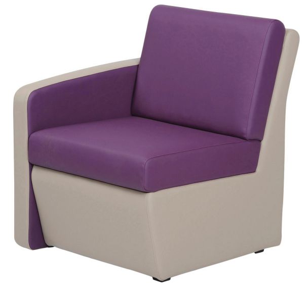 Chauffeuse avec accoudoir à droite Khéops déhoussable - Manutan Expert