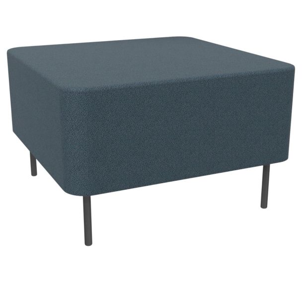 Chauffeuse une place sans dossier gris Anthracite