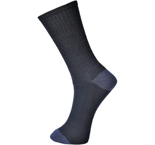 Chaussettes classiques coton majoritaire-Noir-39-43 (10 paires)