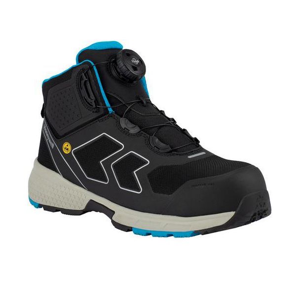 Chaussure de sécurité Runner Mid Blue Fitgo S3 SRC ESD - Oliver