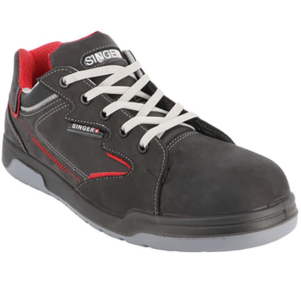Chaussures de securite cuir noire Nubuck hydrofuge S3 - Singer Safety