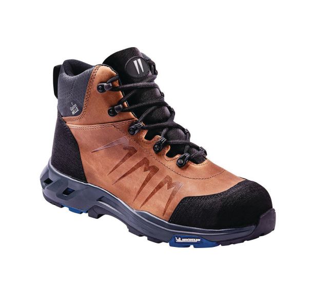 Chaussures de sécurité hautes Addict Brown S3 CI HI HRO SRC - Mille