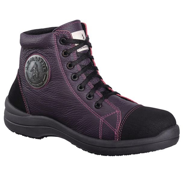 Chaussures de sécurité hautes Liberty S3 SRC Prune