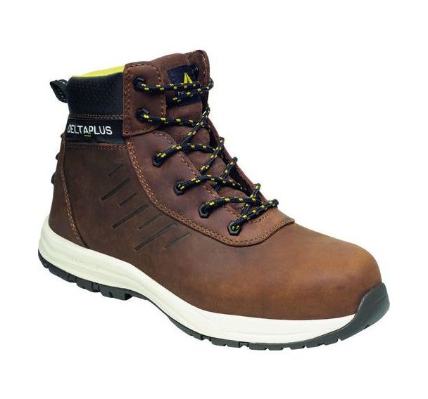 Chaussures de sécurité hautes S3S SR FO SAGA2 Marron - Delta Plus