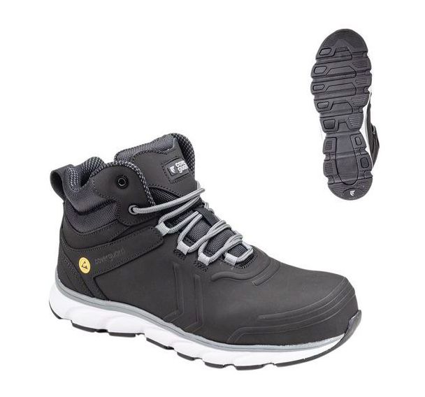 Chaussures de sécurité hautes Shungite S3 ESD SRC HRO Gris - Coverguard