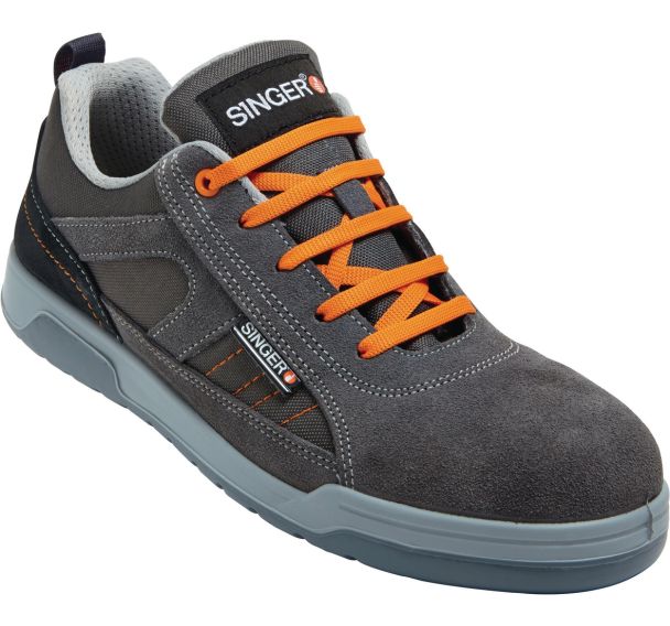 Chaussures de securite homme S1P Boca Gris/orange - Singer Safety