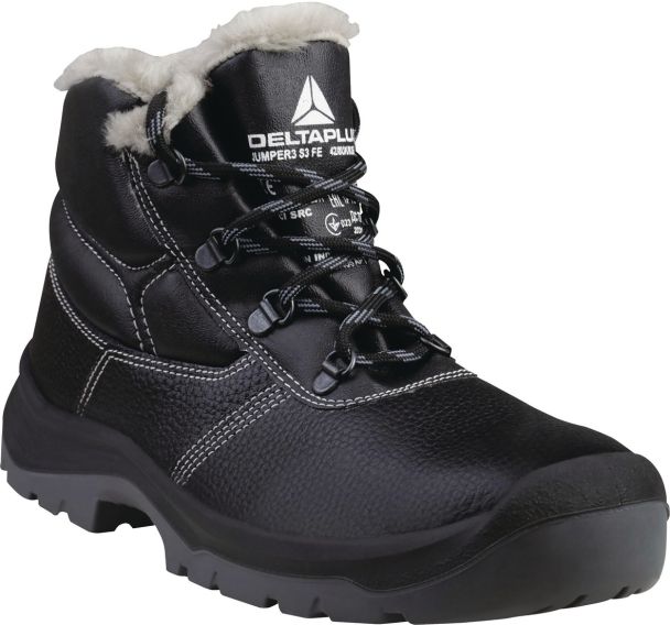 Chaussures hautes cuir croupon pigmente doublure fourrure S3 CI SRC