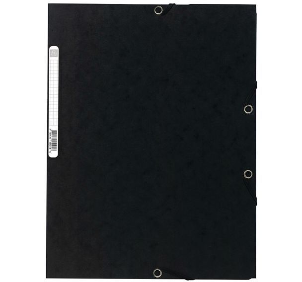 Chemise 3 rabats à élastiques carte lustrée 400G/M2 - A4 - Exacompta