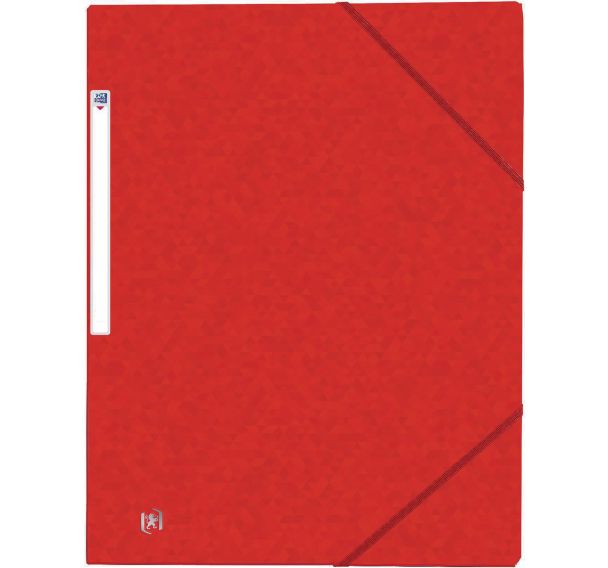 Chemise A4 3 rabats avec élastique TopFile - Carte lustrée