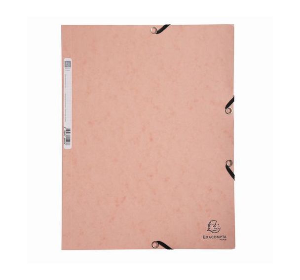 Chemise Aquarel A4 3 rabats à élastique - Exacompta