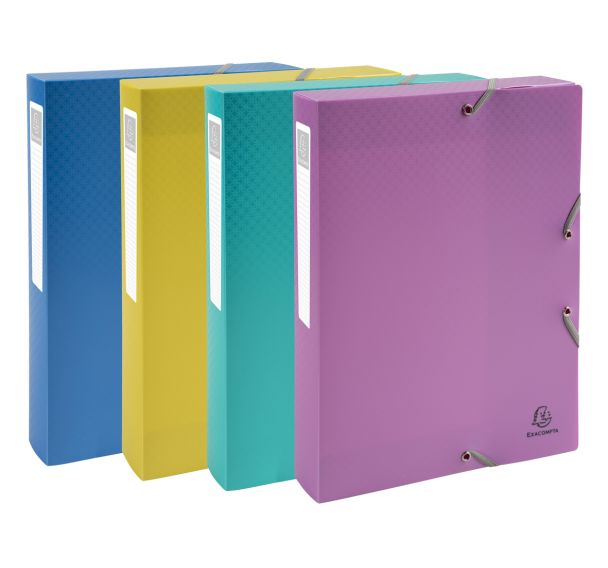 Chemise Box Forever Young en plastique recyclé 40 mm 25x33cm