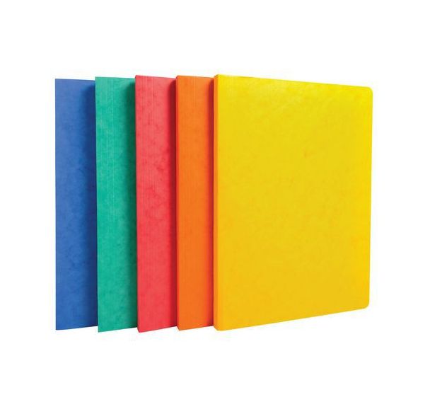 Chemise a dos rainé carte lustrée 400gm² - 24x32cm