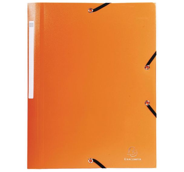 Chemise à élastique 3 rabats Polypropylène 5/10e Opaque - A4