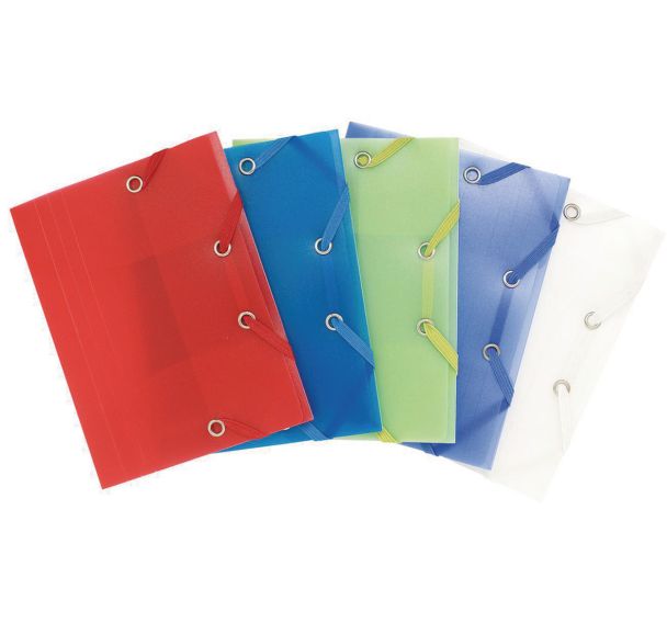 Chemise à élastique 3 rabats pp chromaline pocket 12x16cm