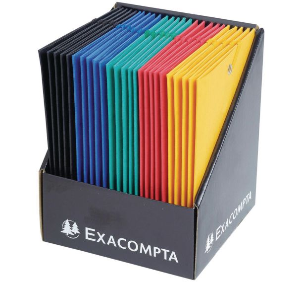 Chemise à élastique 3 rabats scotten 425g/m2 pocket 12x16cm