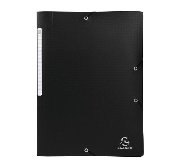 Chemise à élastiques 3 rabats PP Opak - A4