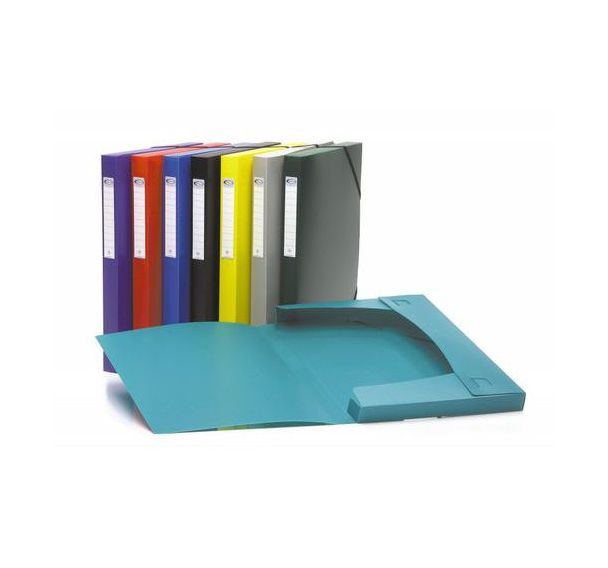 Chemise box polypropylène 7/10e format 25 x 32 cm dos de 25 mm